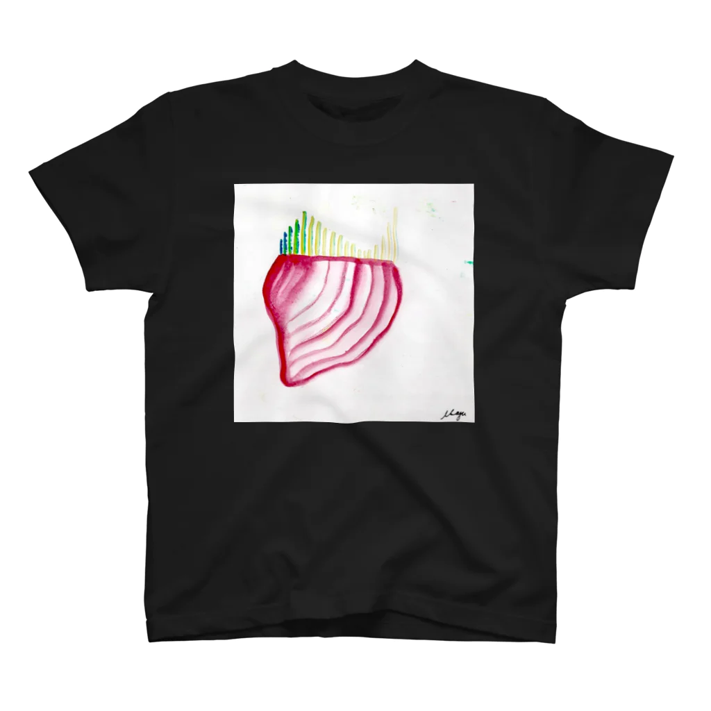 mayu the painterの赤玉ねぎのボリューム Regular Fit T-Shirt