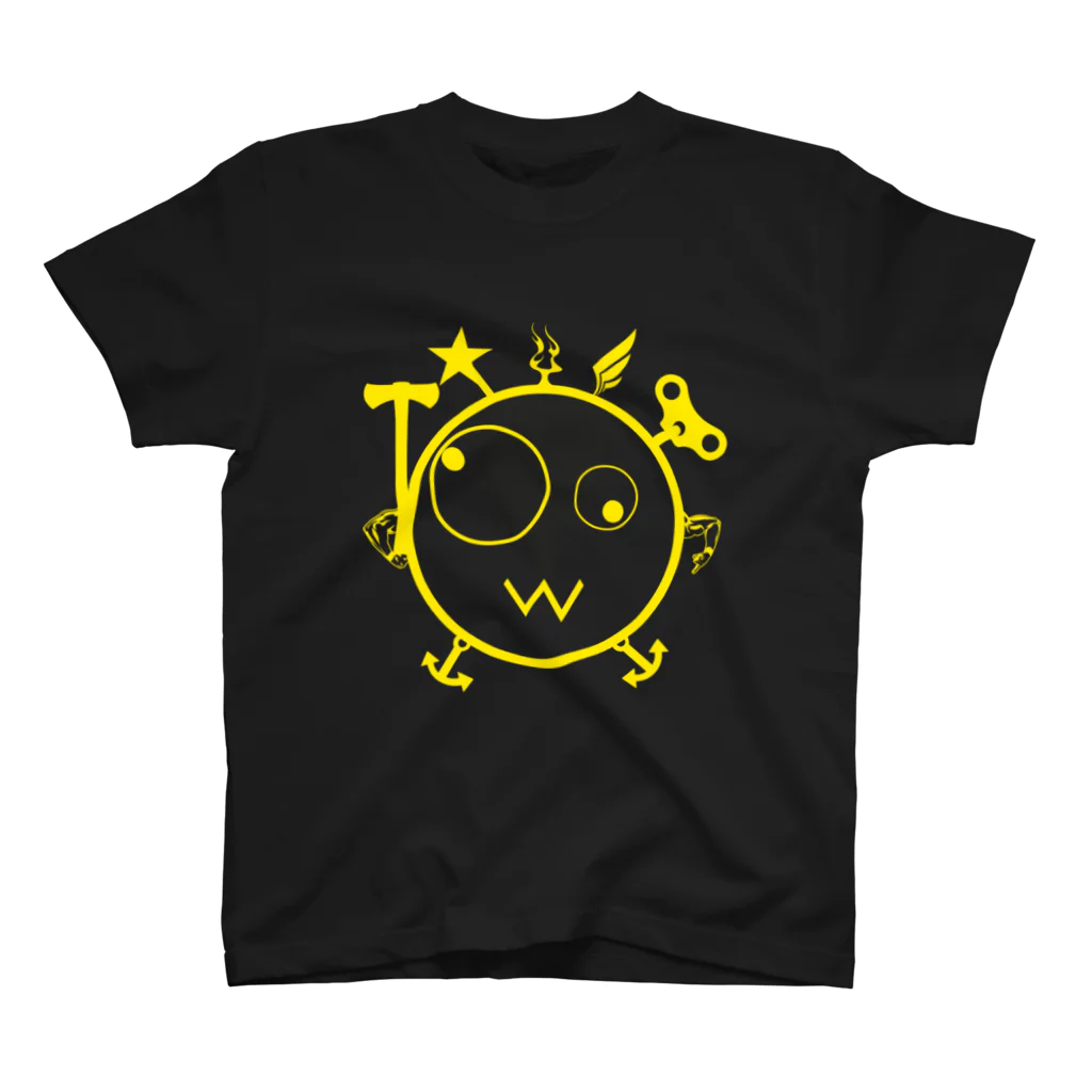 Kpyhnのキェキェ（Yellow） スタンダードTシャツ