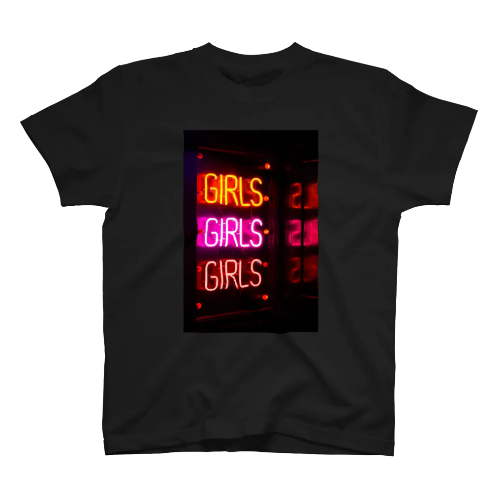 shottaro's roomのGirls Girls Girls Regular Fit T-Shirt