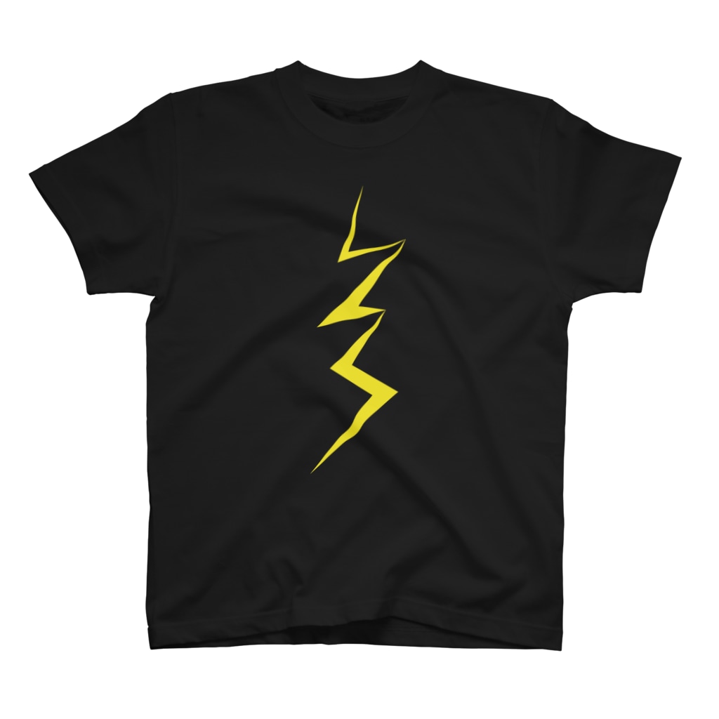 chicodeza by suzuriの落雷 Regular Fit T-Shirt