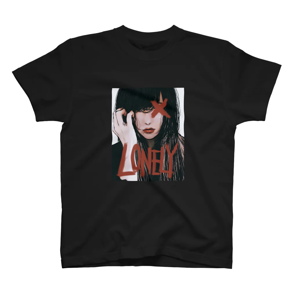 仔羊 めえの🖤lonely🖤 スタンダードTシャツ