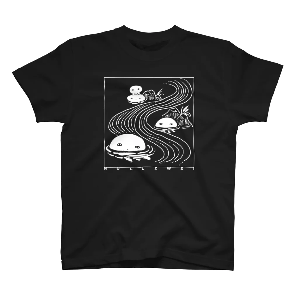 ヌルショップのくらげの川流れ スタンダードTシャツ