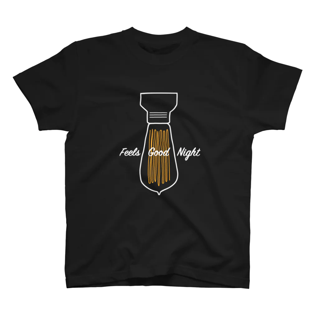 Z.UのFeels Good Night Black tee Regular Fit T-Shirt