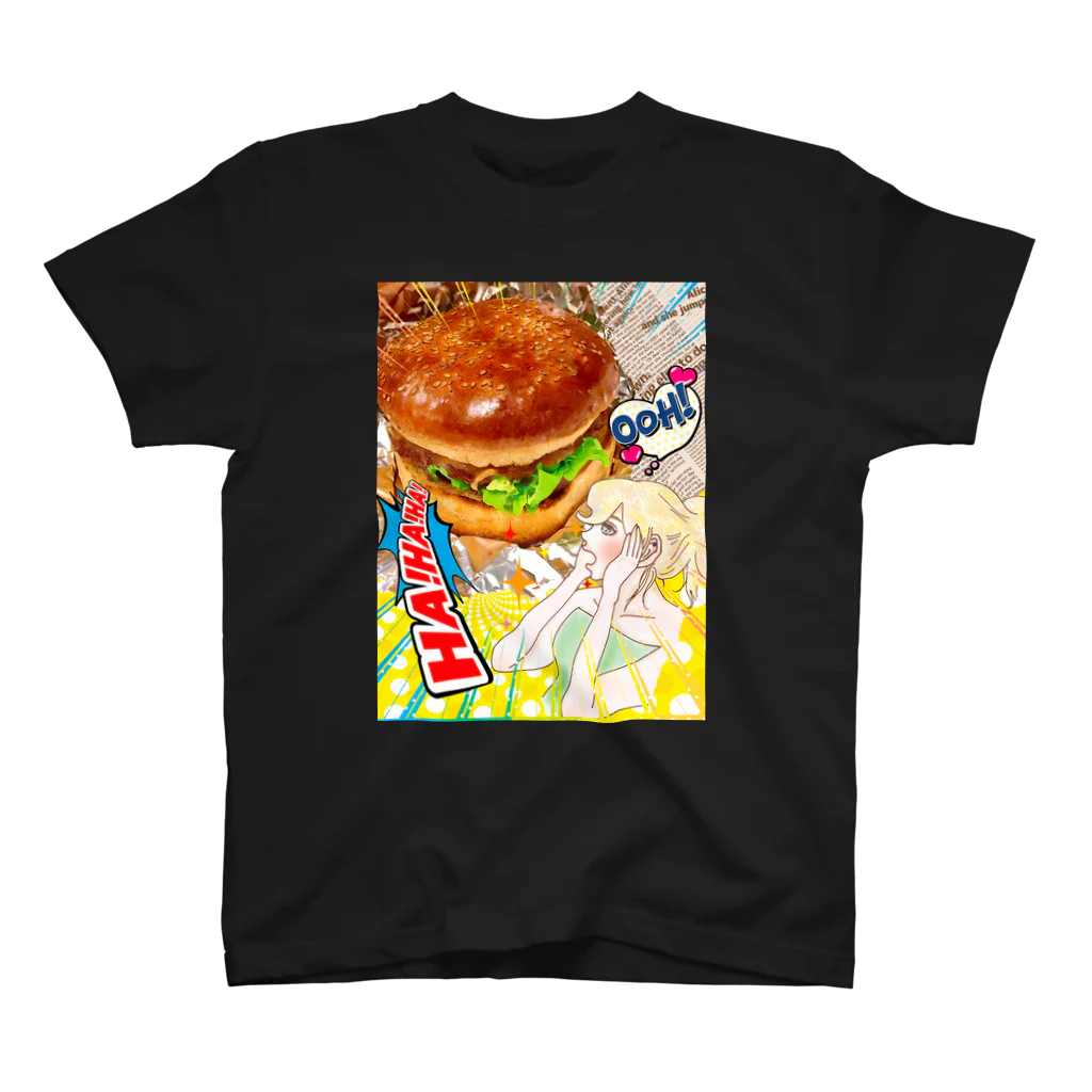 Hpicのバーガーガール スタンダードTシャツ