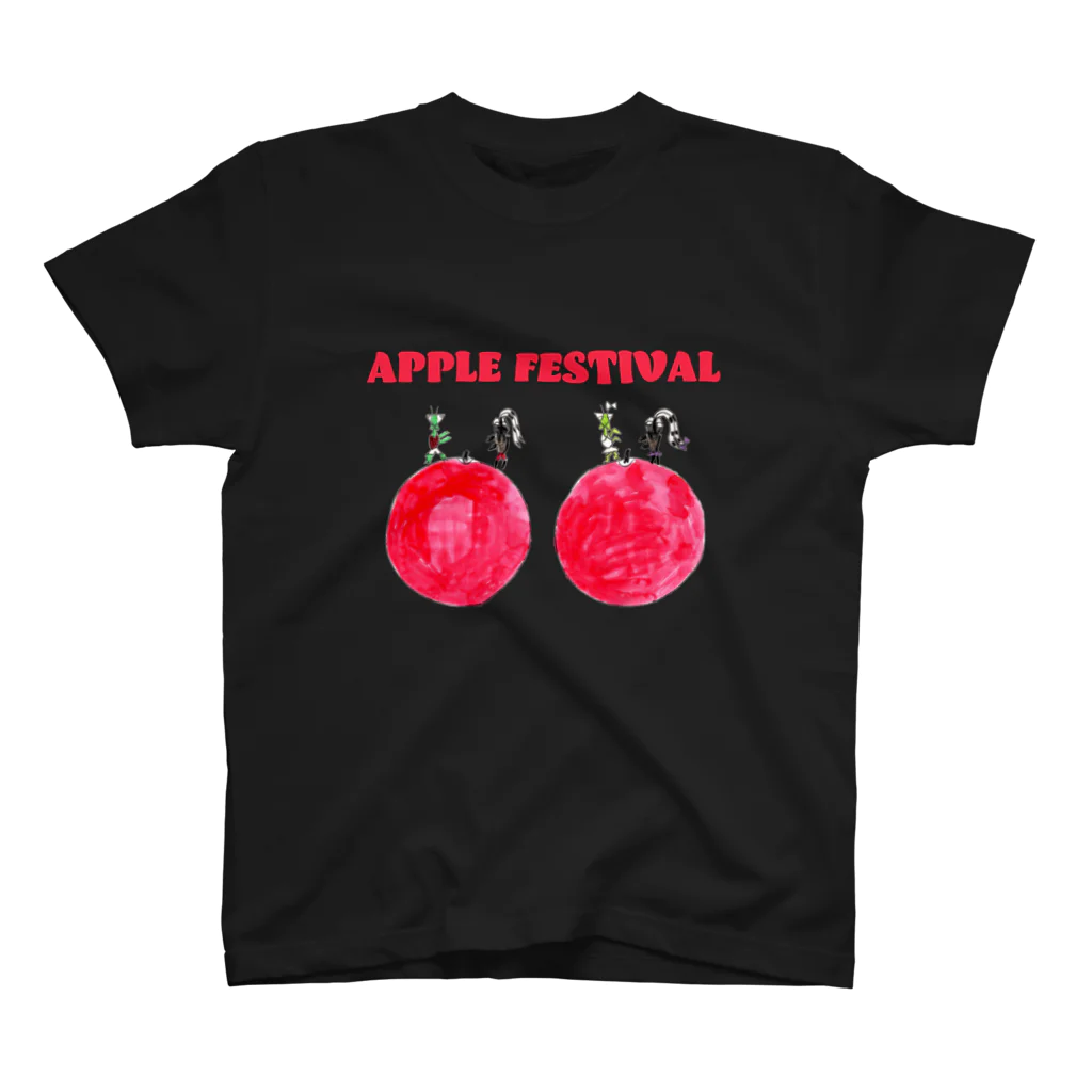 HAJIME-TALUのアップルフェスティバル🍎＊くだものシリーズ＊ スタンダードTシャツ