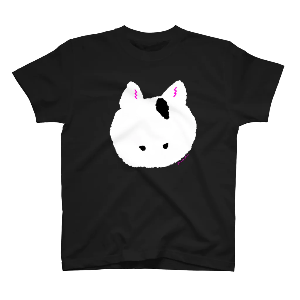 もちベルSTORE（おもちとベルカ）のOmochi（face） スタンダードTシャツ