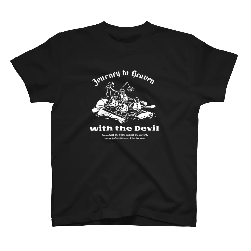 LUCKY SIDE MARKET -ラッキーサイドマーケット-のJourney to Heaven with the Devil Regular Fit T-Shirt