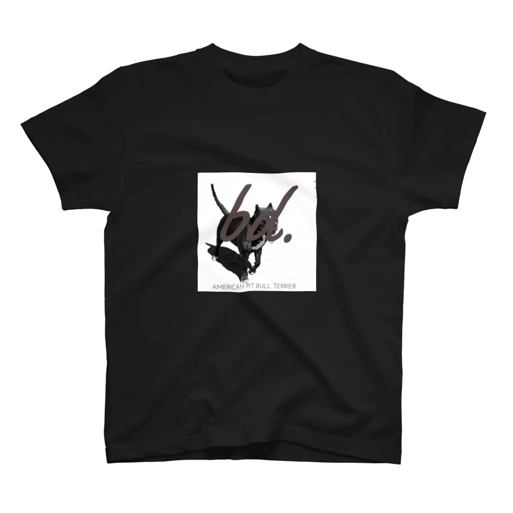 YunaKurokiのAmerican pit bull terrier Don スタンダードTシャツ