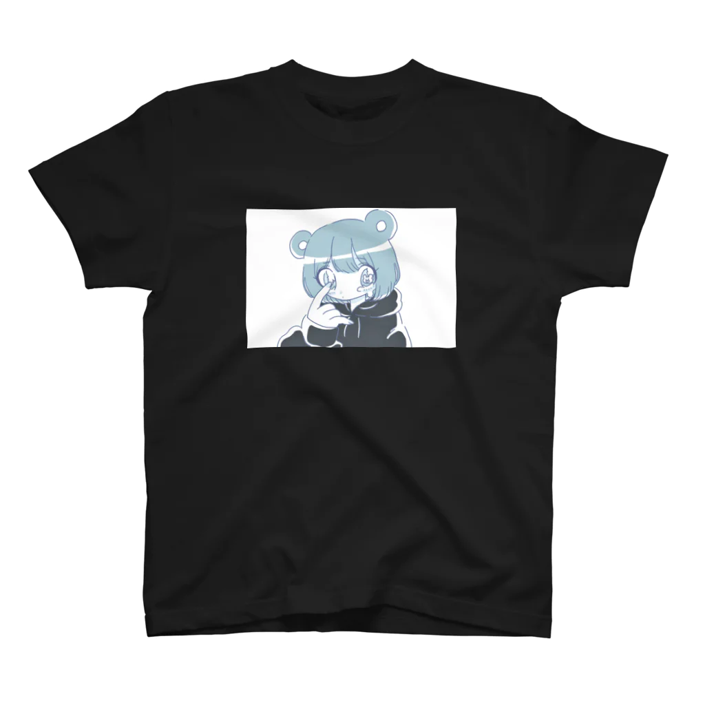 むちゃんの眠たい屋のくま子ちゃん スタンダードTシャツ