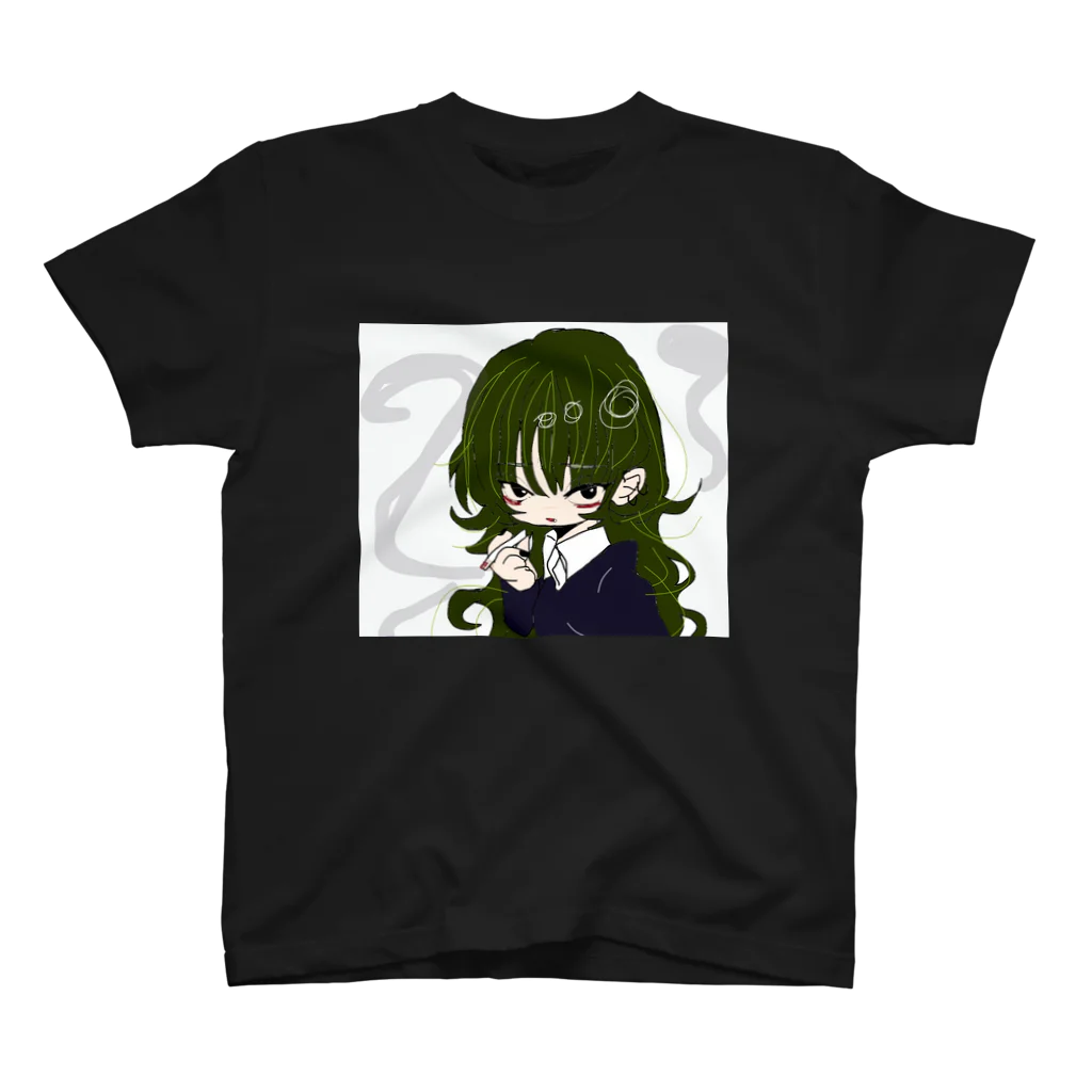 青リンゴのゆめかわいい女の子 スタンダードTシャツ