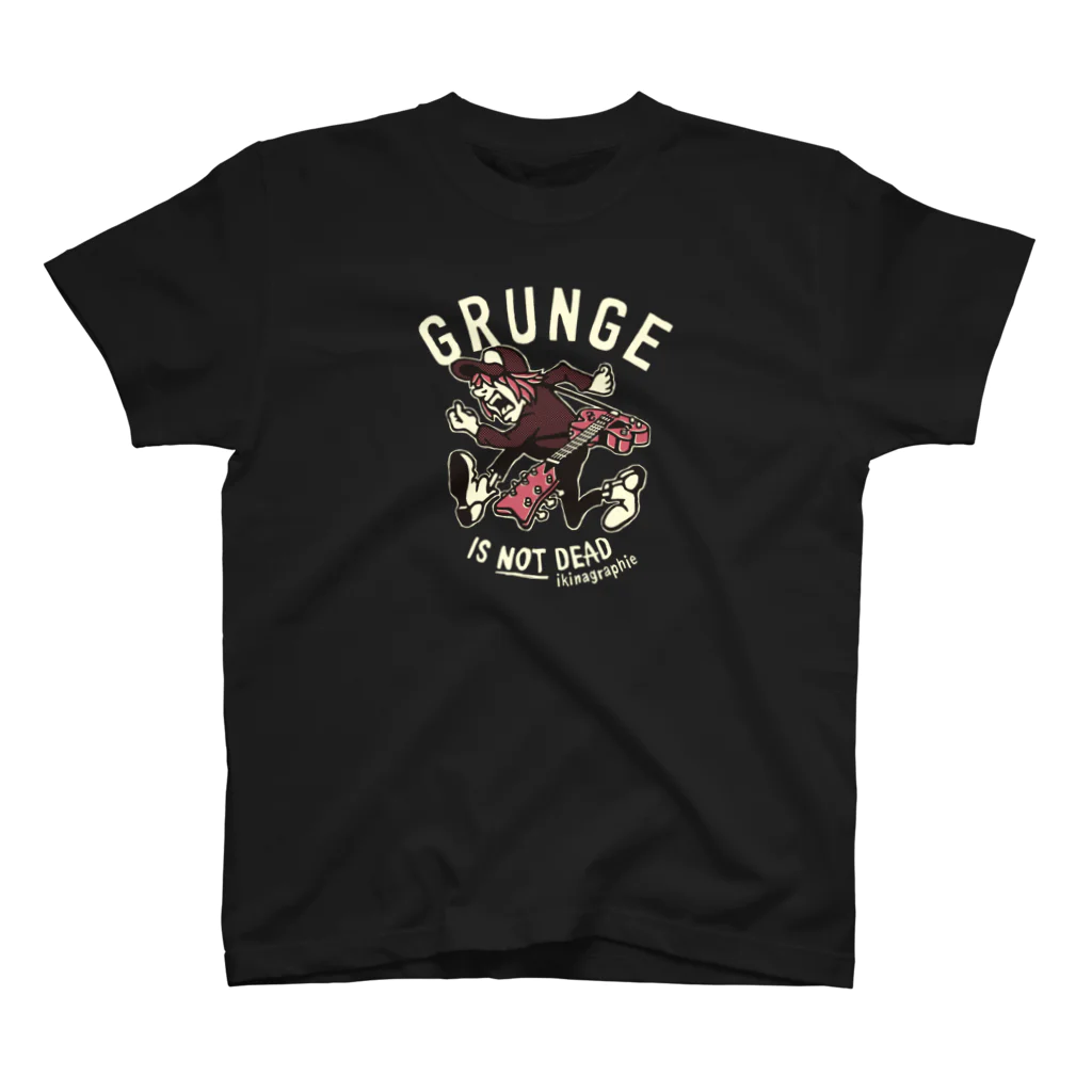 ikinagraphieのGRUNGE IS NOT DEAD Regular Fit T-Shirt