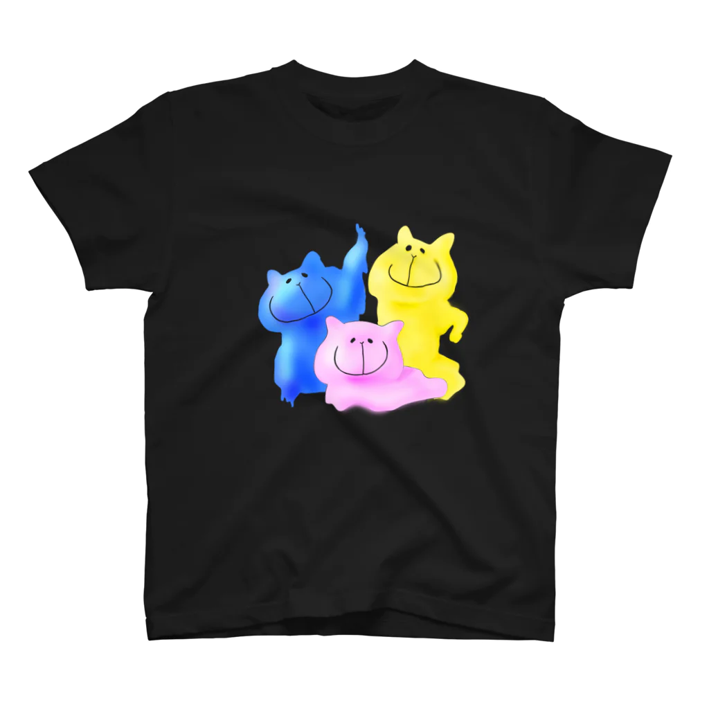 にゃっく -NecoKnickKnack-の暑さで溶けたグミ スタンダードTシャツ