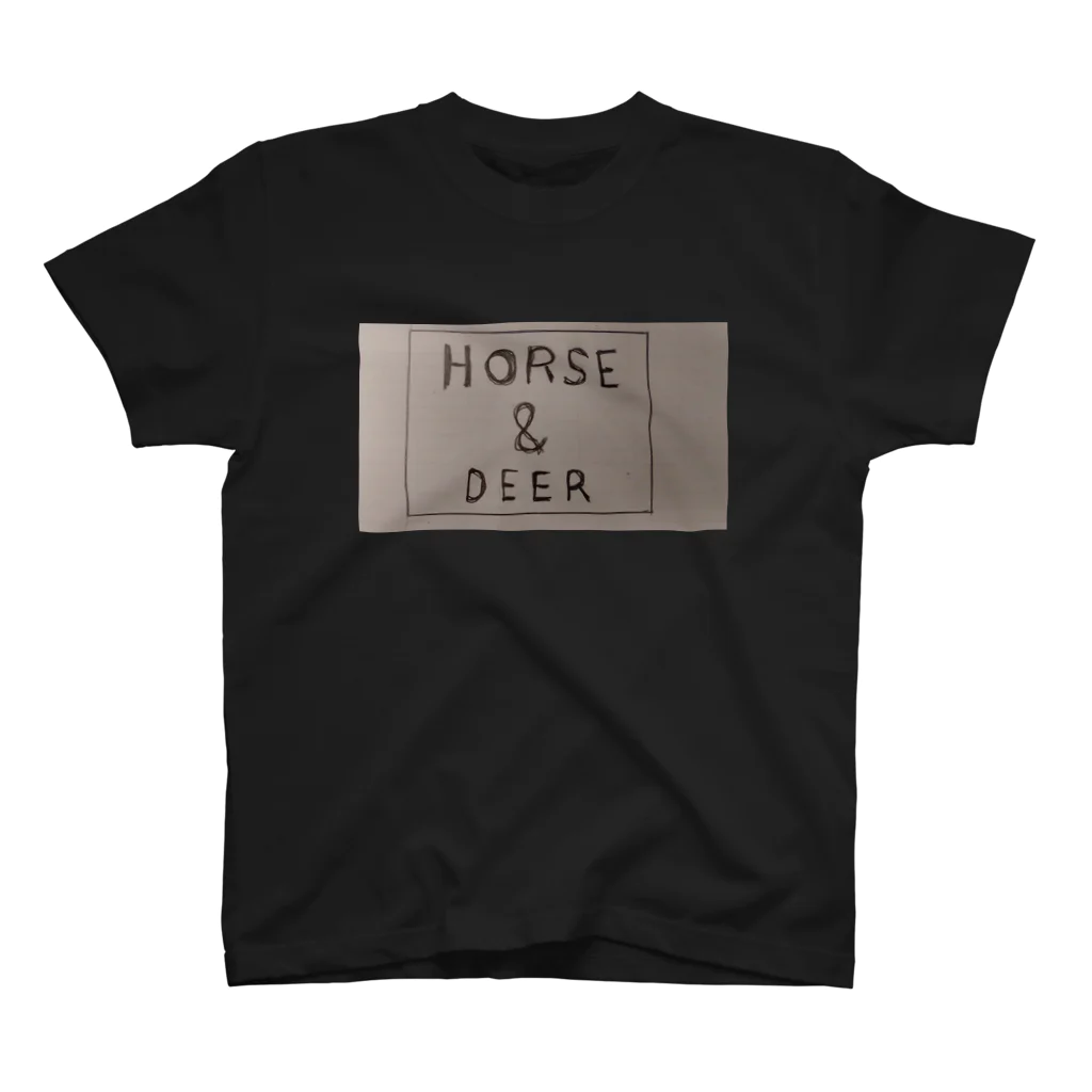 ワイフ&ランのHORSE & DEER スタンダードTシャツ