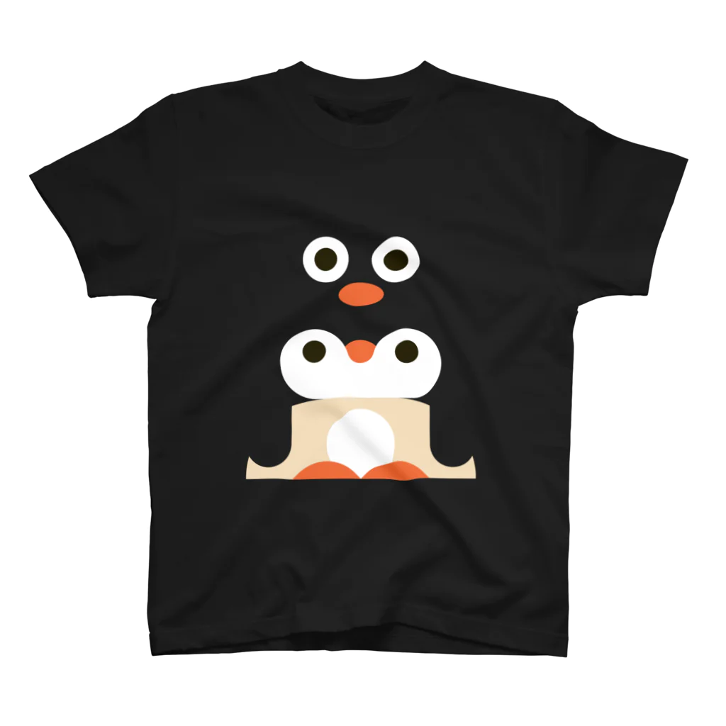 Hug Animalのhug penguin スタンダードTシャツ
