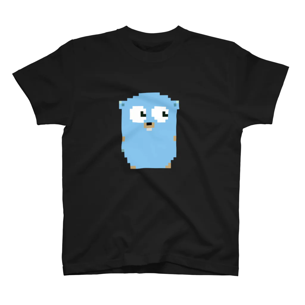 moriのピクセルGopherくん スタンダードTシャツ