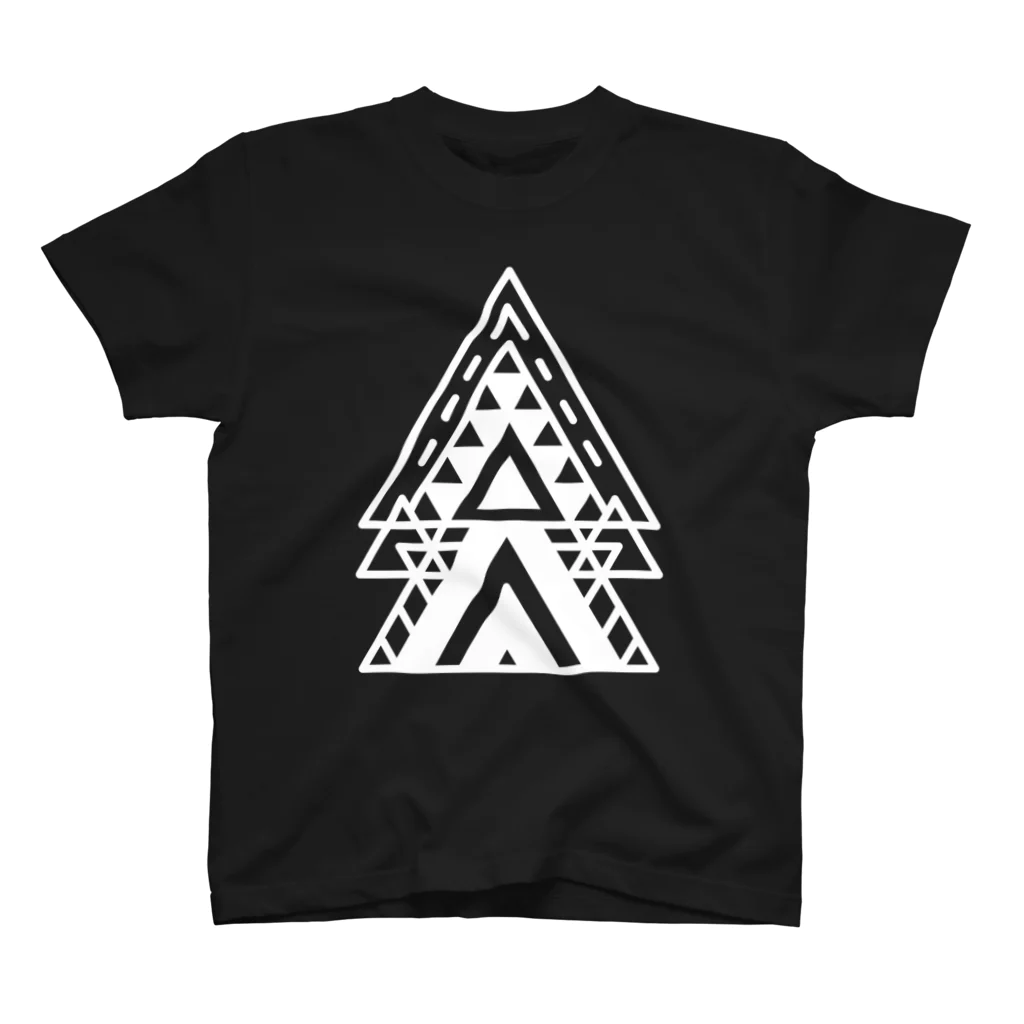 Mousai_clothingの7個Black スタンダードTシャツ