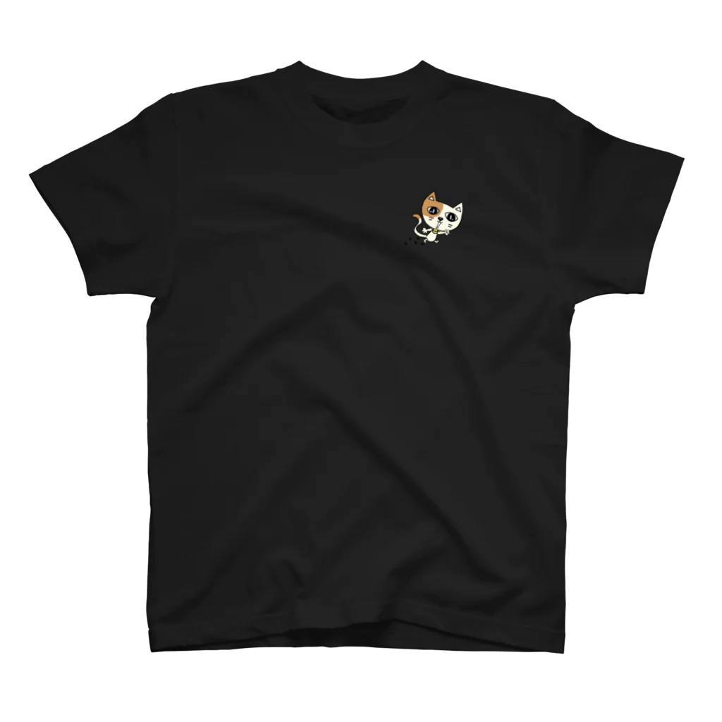 SAKANA-HONEのmikoにゃんこ「ご苦労様」 スタンダードTシャツ