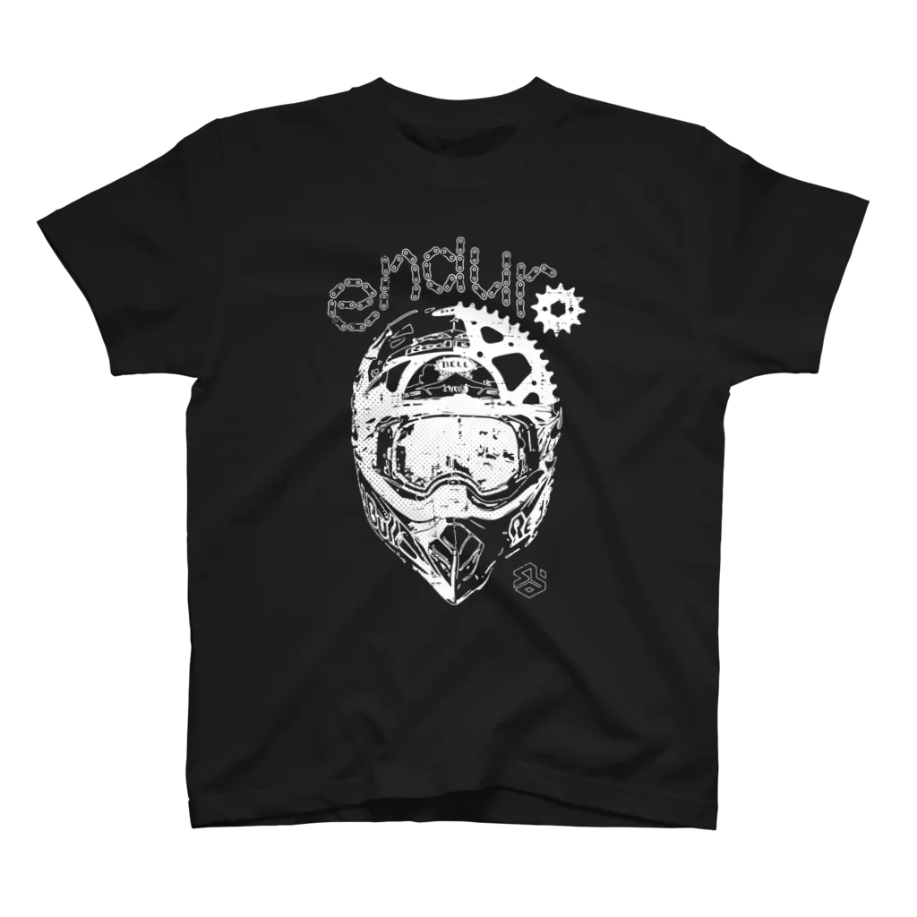 SLORIDEのHelmet(White) スタンダードTシャツ