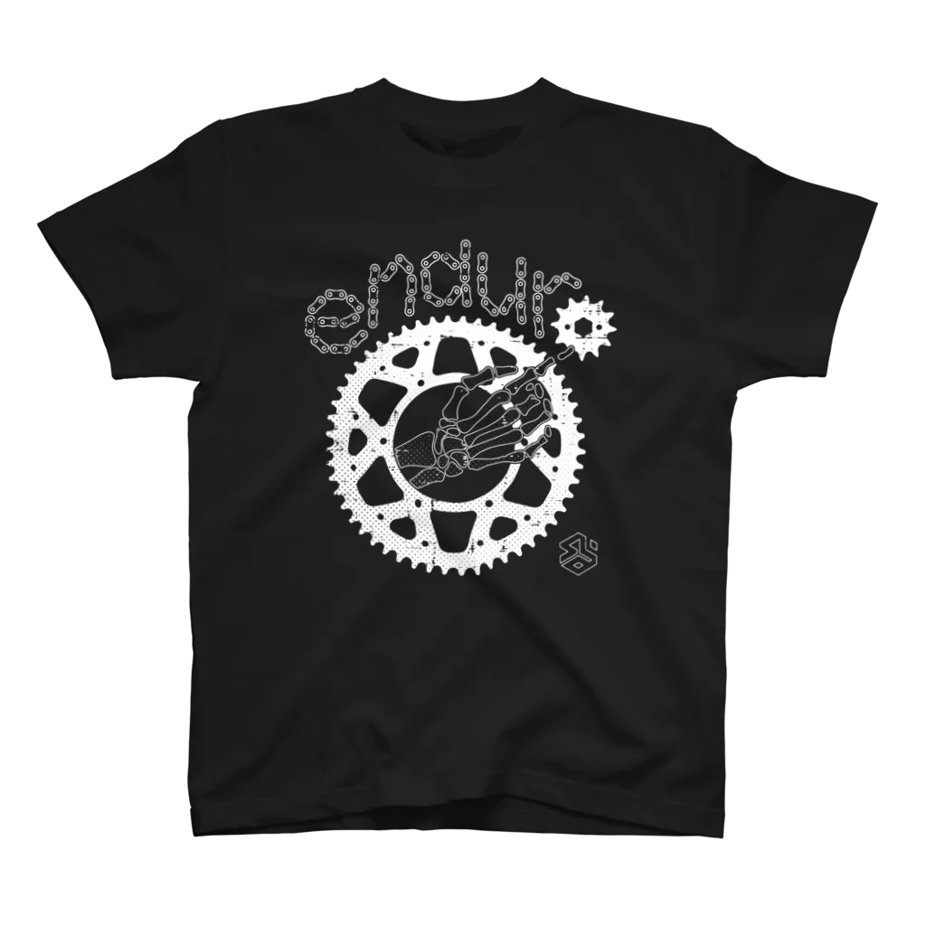 SLORIDEのSprocket(White) スタンダードTシャツ