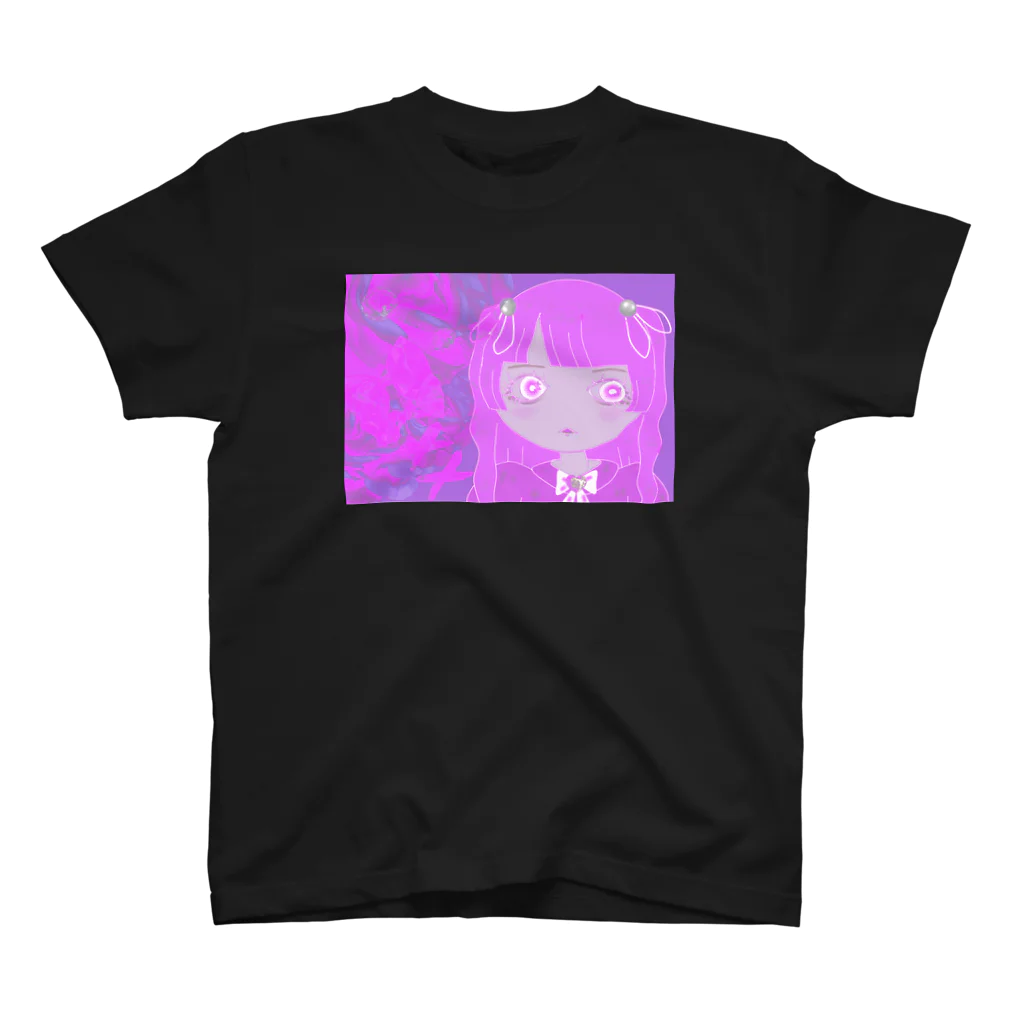 💜Salon de Lucia💜のPortrait No.xxx  RASPBERRY スタンダードTシャツ