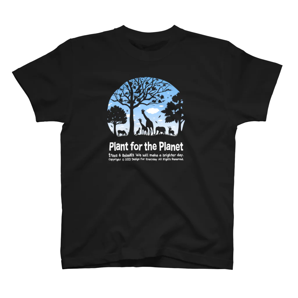 Design For EverydayのTREES & ANIMALS Regular Fit T-Shirt