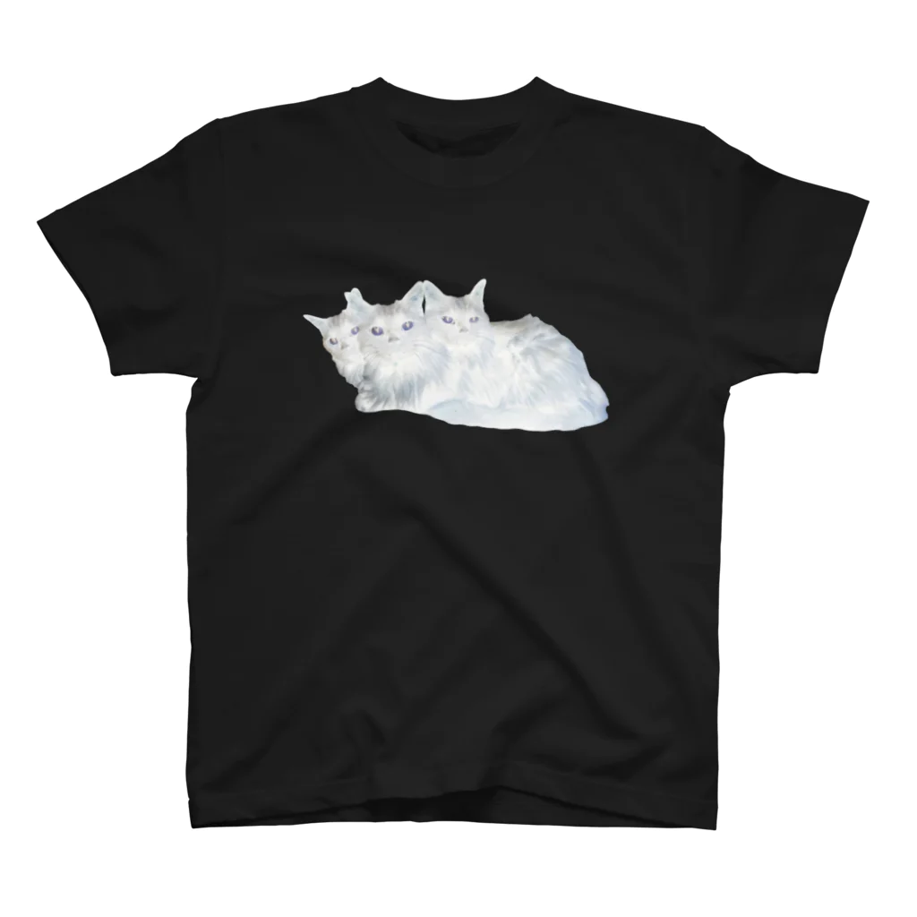 MadAlice☆猫狂いのアリスの白けろにゃろす Regular Fit T-Shirt