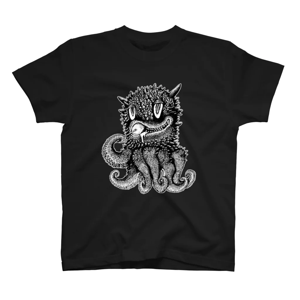  Dark blancoのタコモンスター スタンダードTシャツ