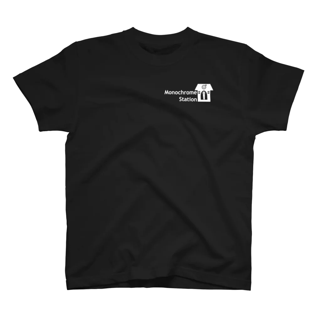 Monochrome Station Goodsの#モノステ Tシャツ スタンダードTシャツ