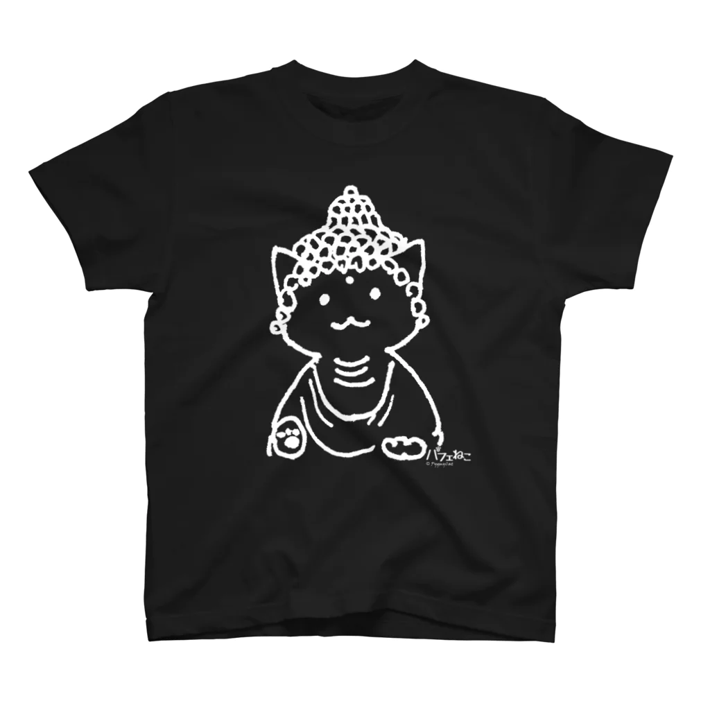 PygmyCat　suzuri店の仏ニャン01 Regular Fit T-Shirt