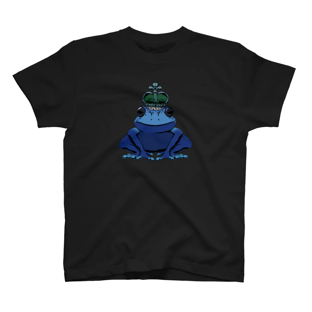 oManjYuの実験室のCrown Frog(B) Regular Fit T-Shirt