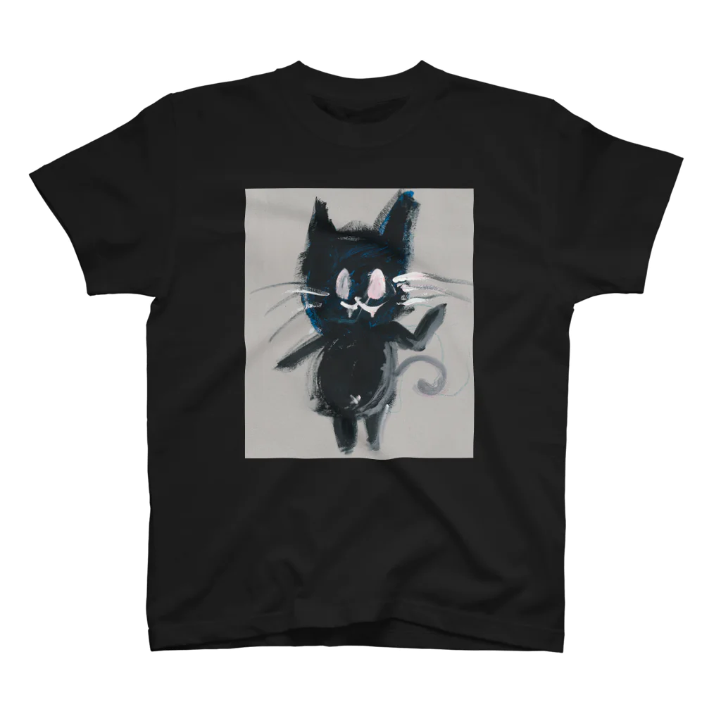 メタルレッドSHOPのくろねこ Regular Fit T-Shirt