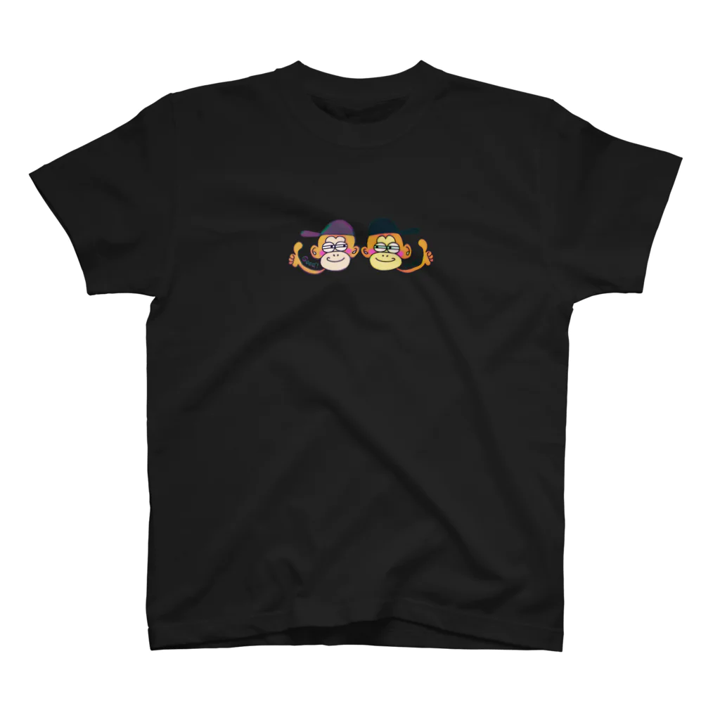 smilemiのCheeky Monkey Brothers Regular Fit T-Shirt