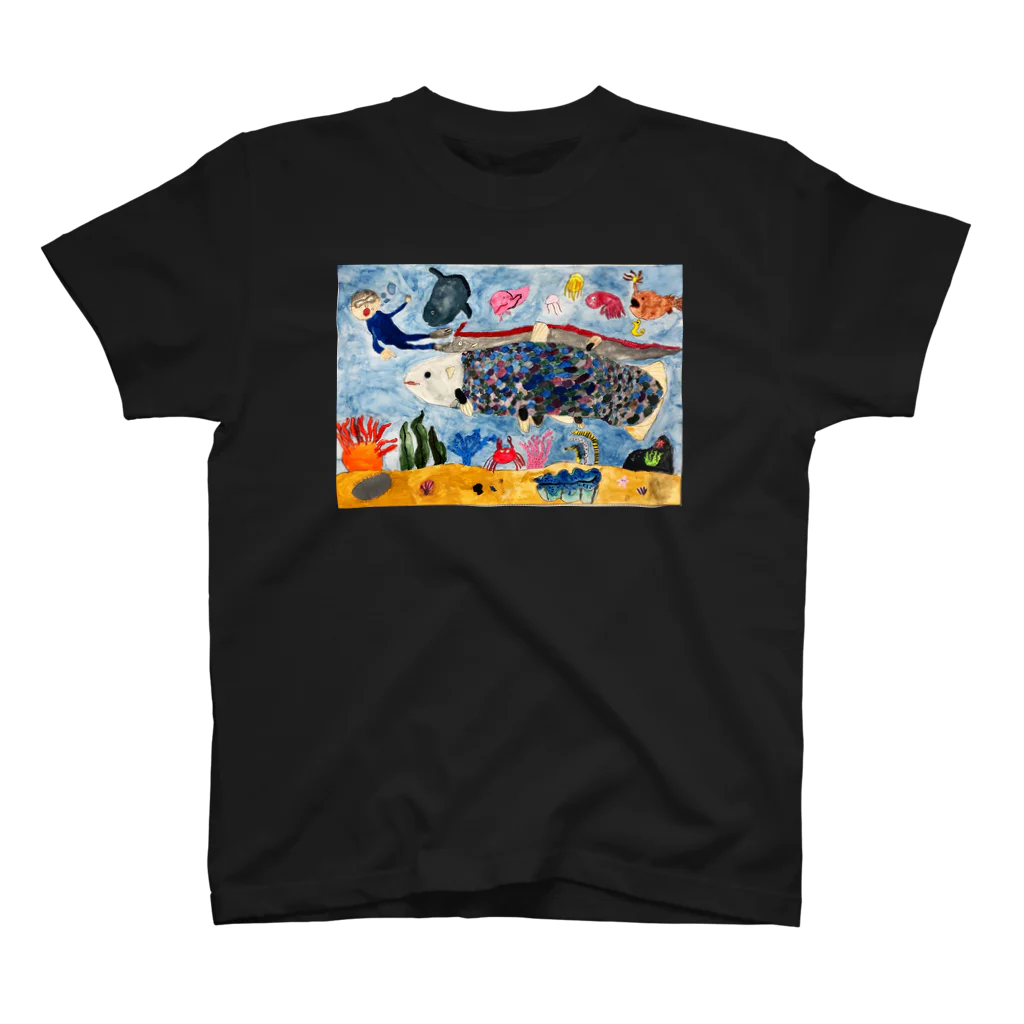 Gakukingのお絵描きグッズの深海魚との出会い スタンダードTシャツ