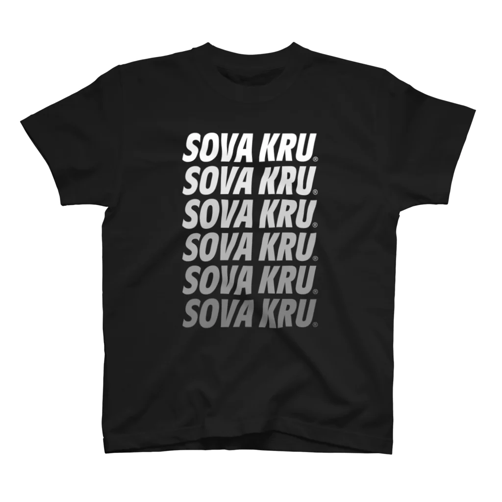 SOVAKRU のSOVAKRU grd6 white base スタンダードTシャツ