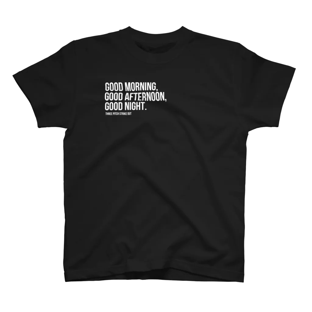 STRIKE｜野球用語Tシャツの3球三振 スタンダードTシャツ