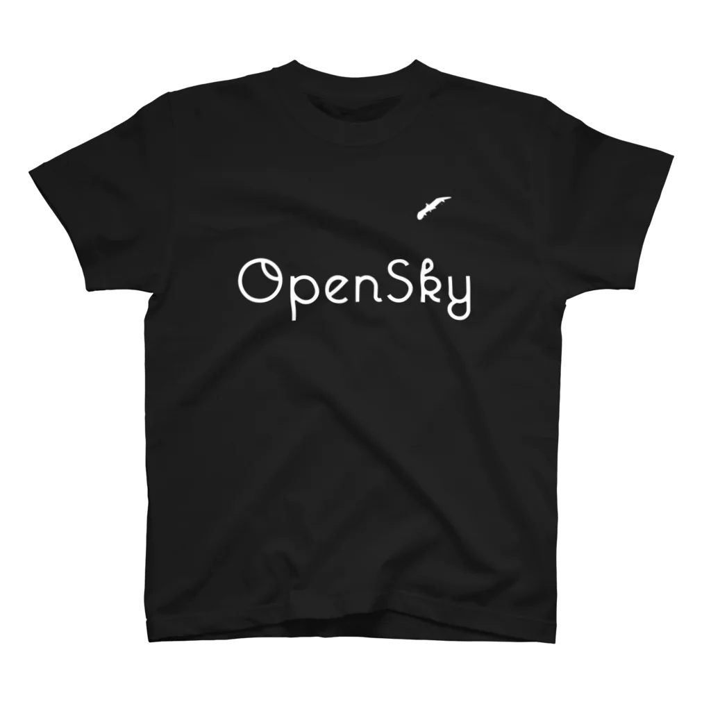 PetWORKs SUZURI ShopのOpenSky LOGO Regular Fit T-Shirt