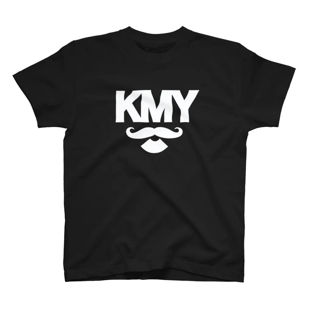 KMY.のBIGロゴ白 Regular Fit T-Shirt