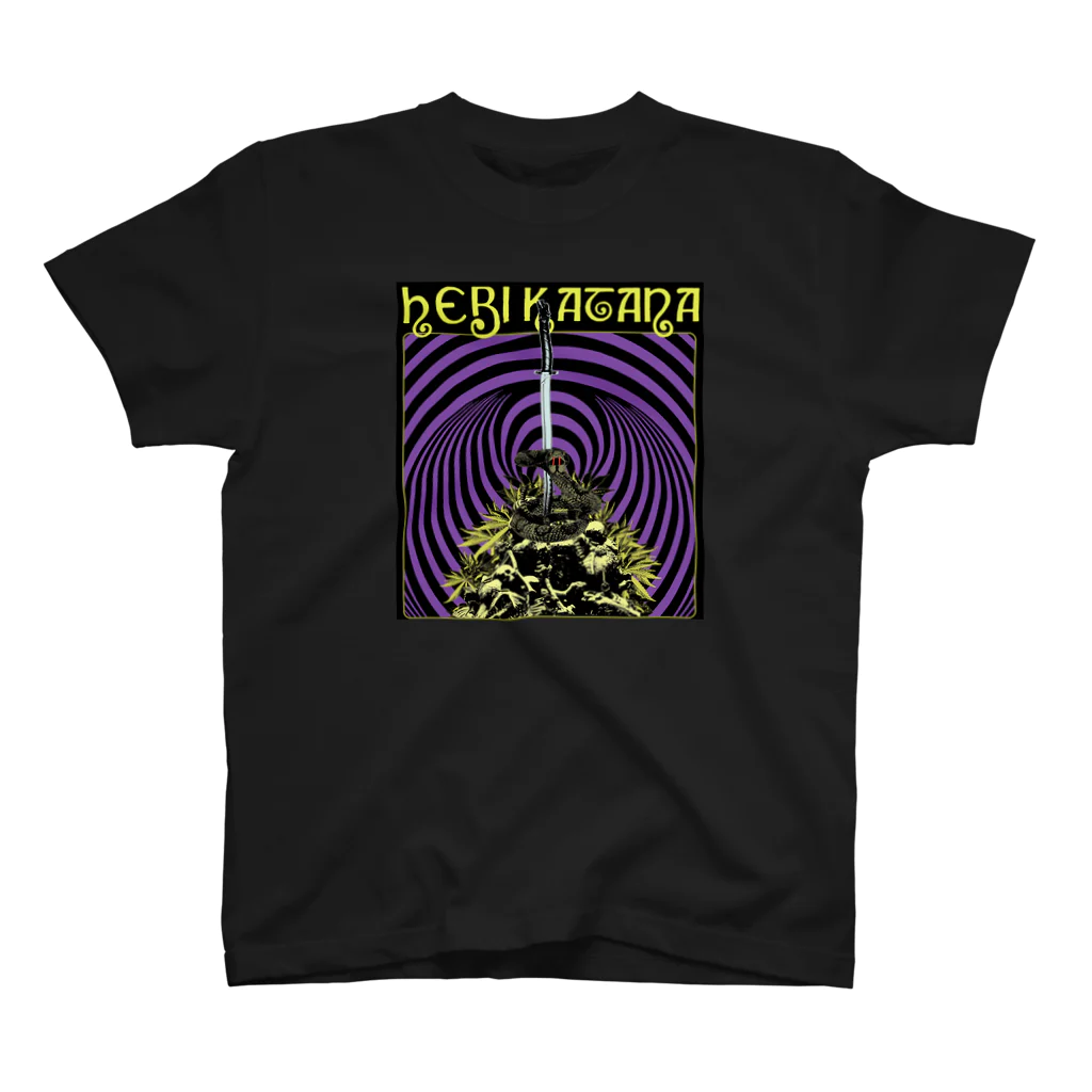 Hebi KatanaのHebi Katana psyche logo スタンダードTシャツ