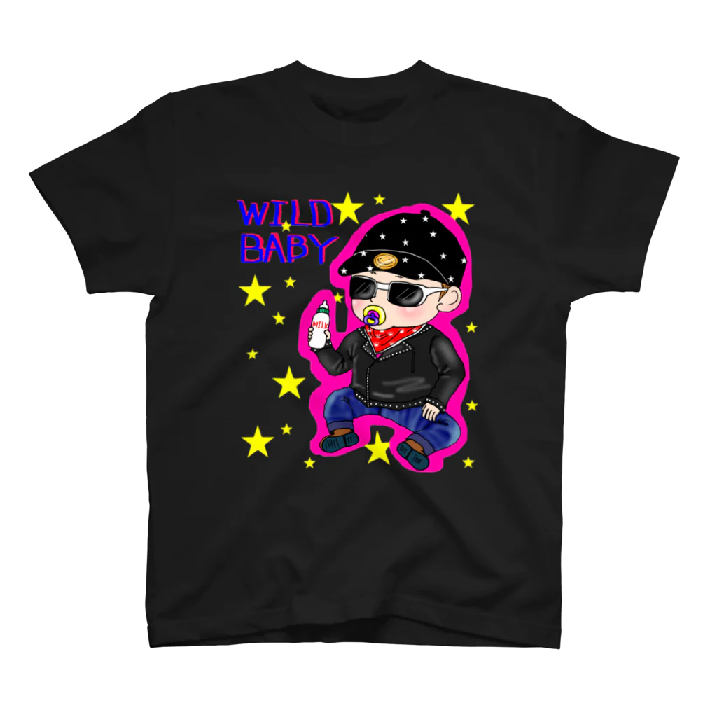 wakukira mai artのwild baby スタンダードTシャツ