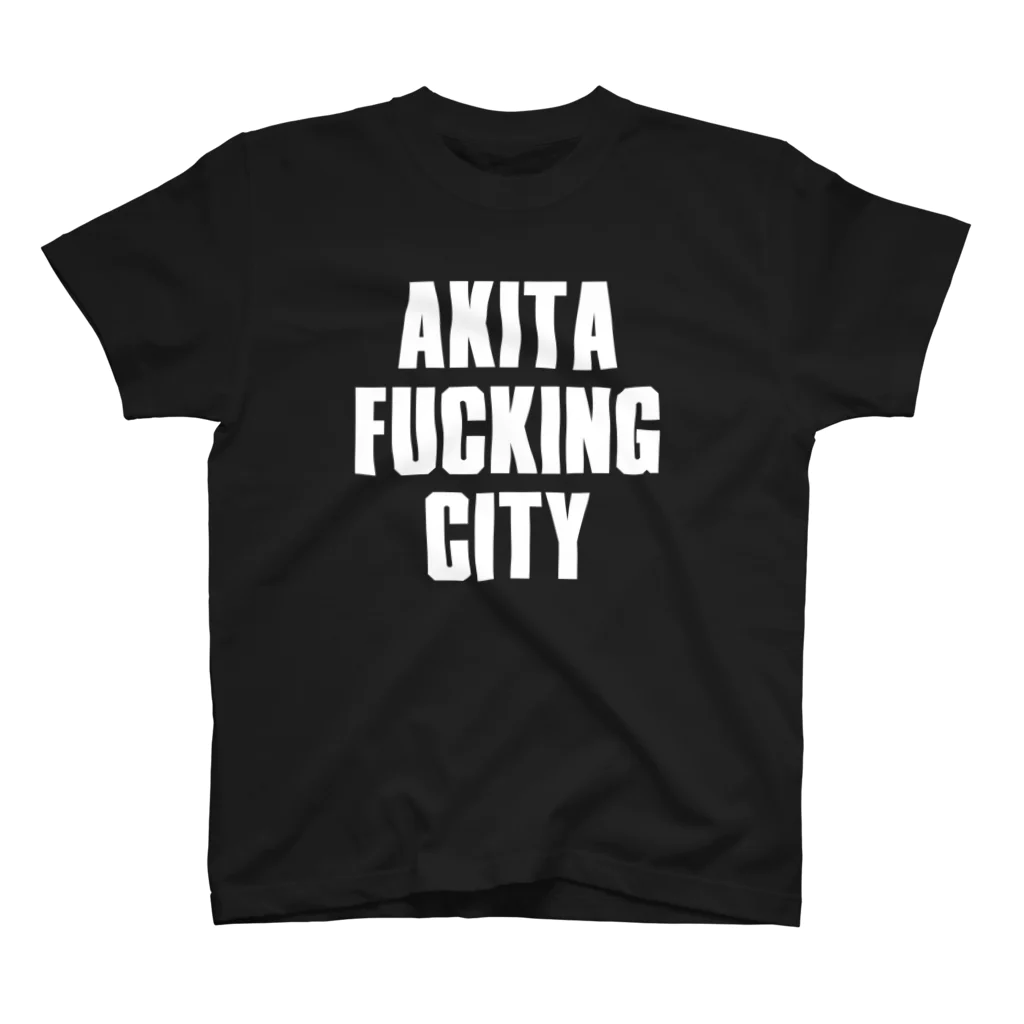 sourseaのAKITA FUCKING CITY スタンダードTシャツ