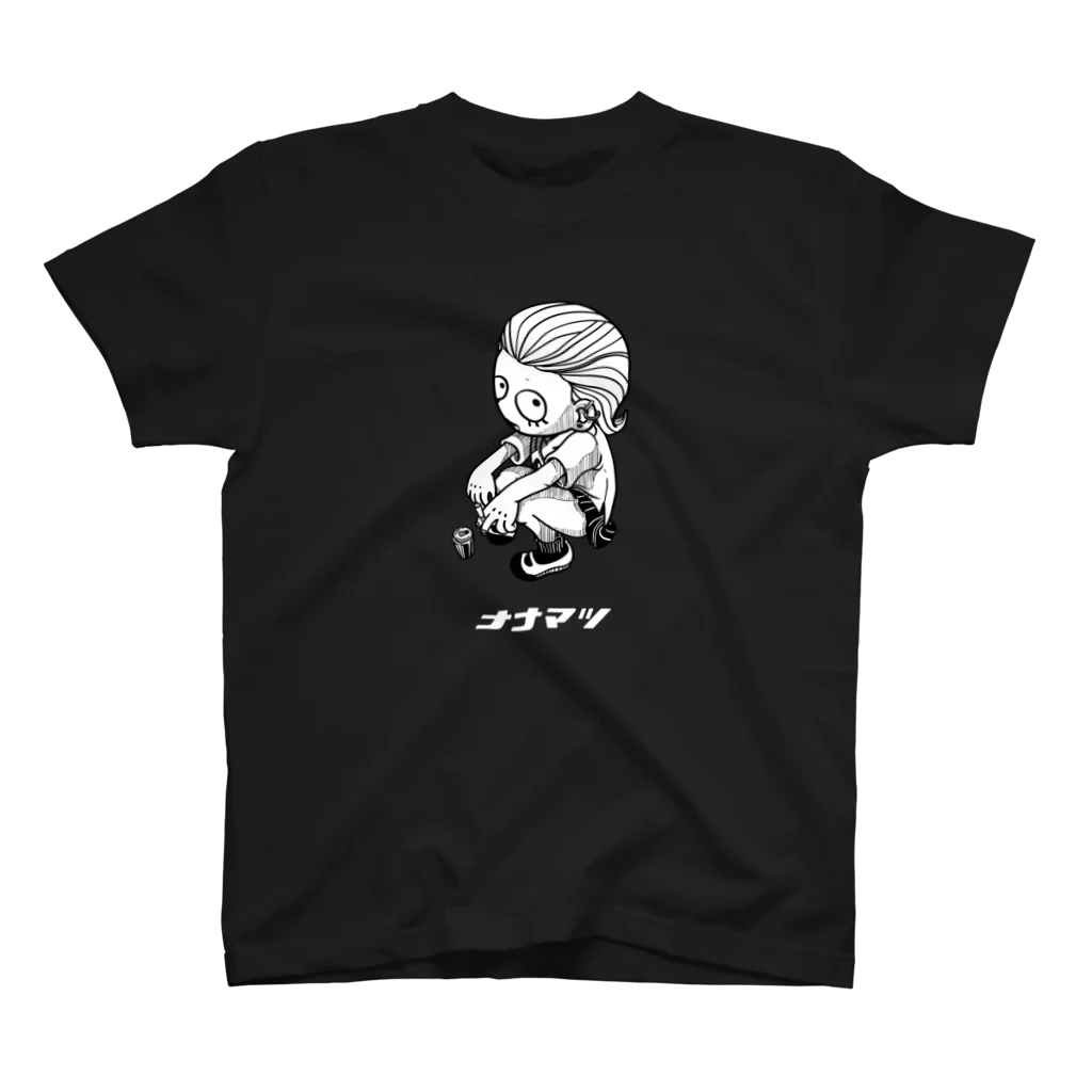 ななまつのNANAMATSU GOODS／ジベタリアンTシャツ（クロ） スタンダードTシャツ
