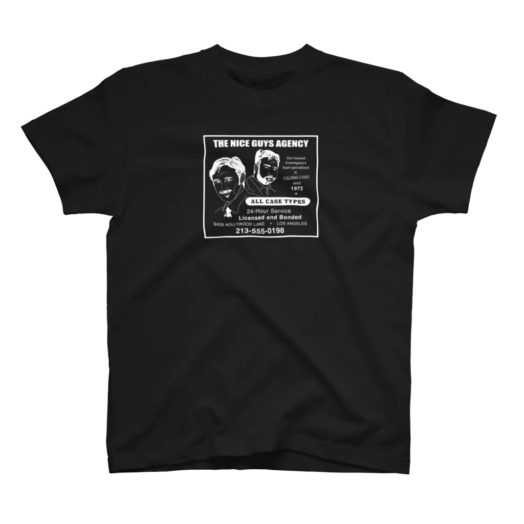 stereovisionの架空企業シリーズ『THE NICE GUYS AGENCY』 スタンダードTシャツ