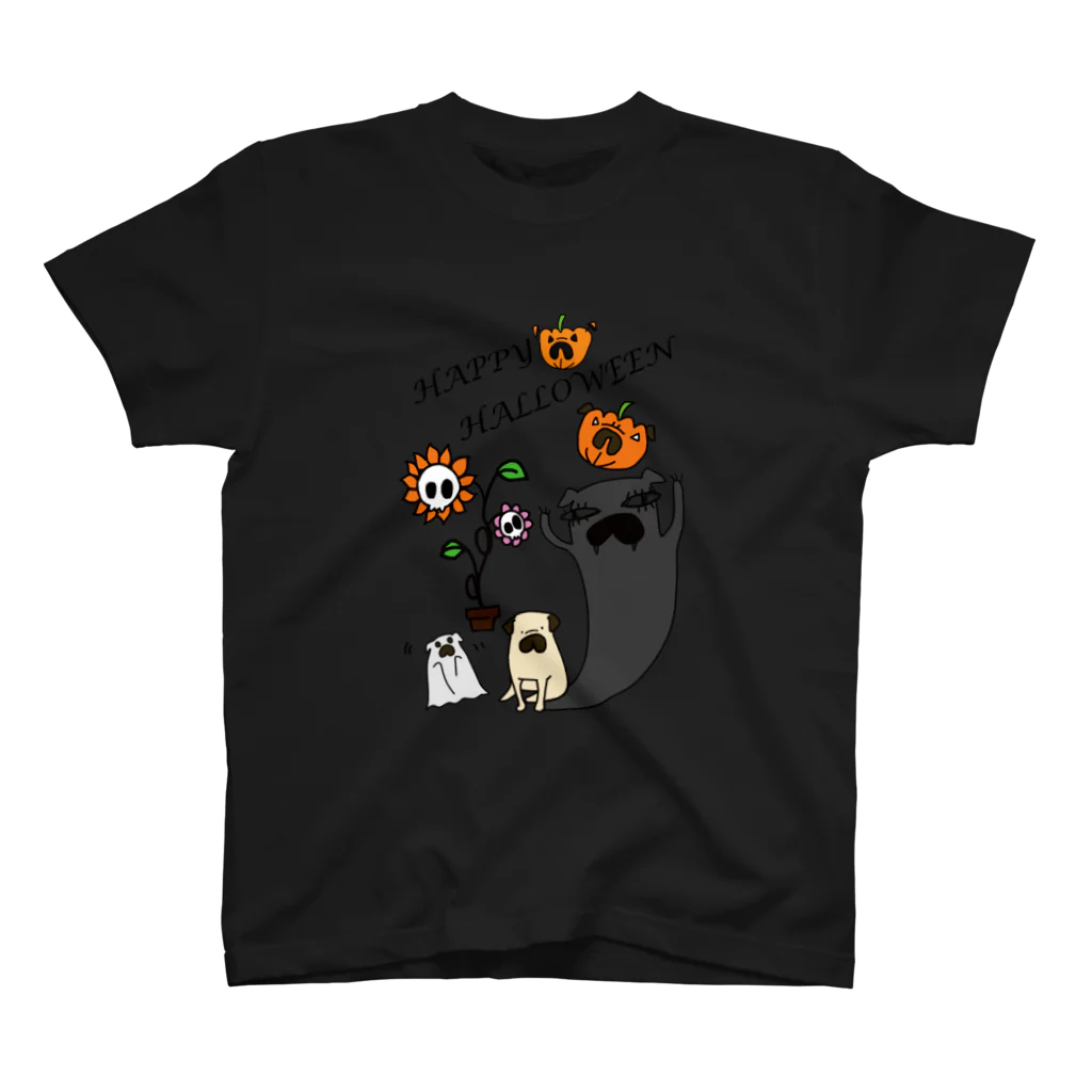 WANS.tokyoのパグハロウィン！ スタンダードTシャツ