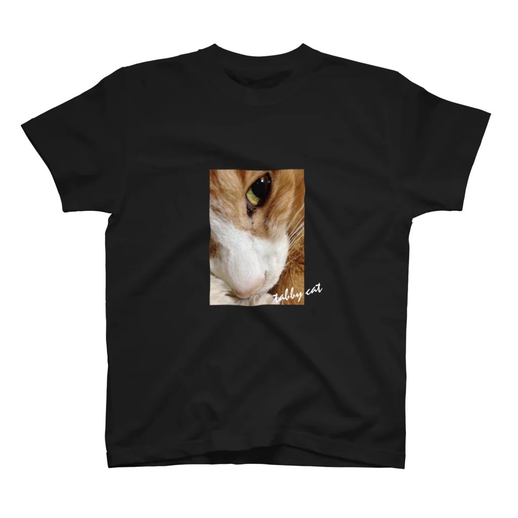 tabby catのネコ　プリント　カラー スタンダードTシャツ