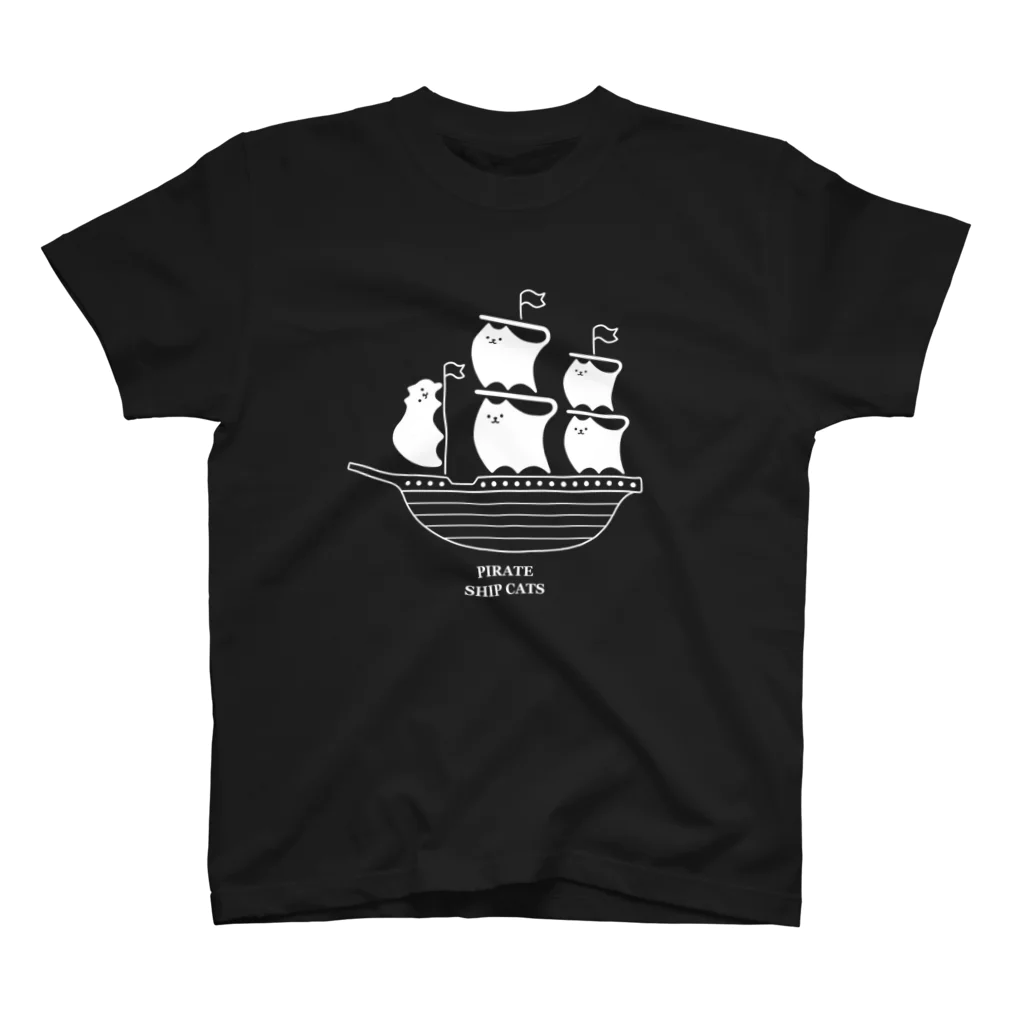 shimizu storeのPIRATE SHIP CATS Regular Fit T-Shirt