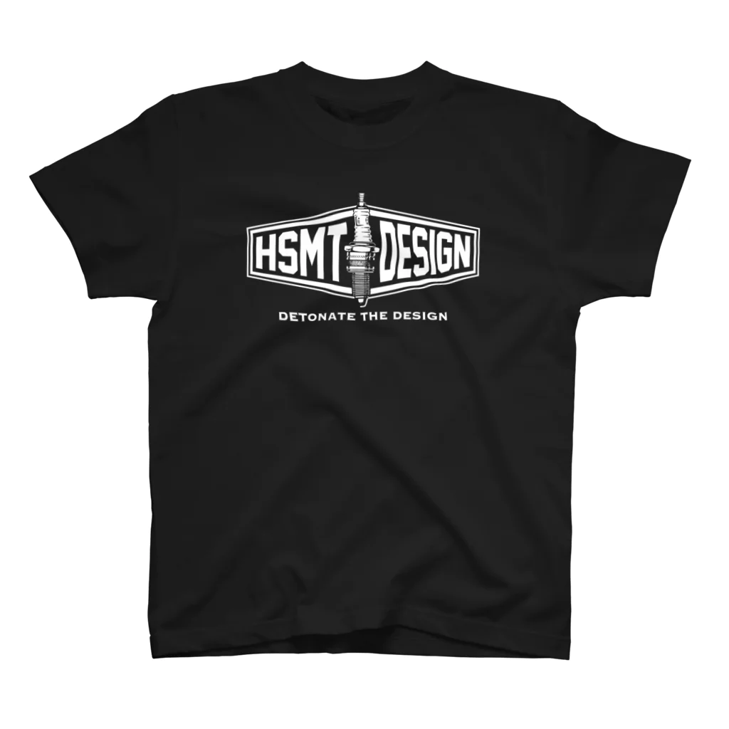 HSMT design@NO SK8iNGのHSMT design LOGO WHITE Regular Fit T-Shirt