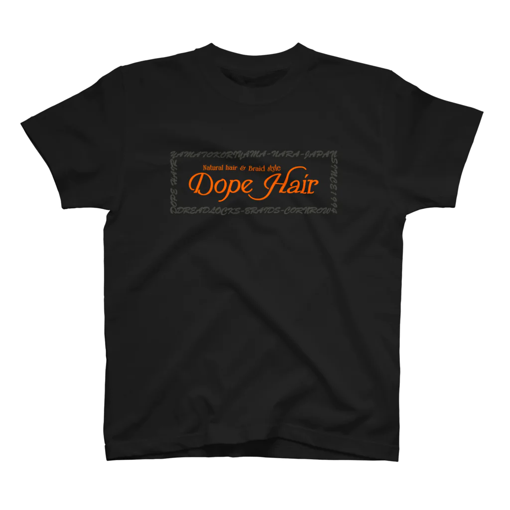 Dope Hair (ドープヘアー)のジェシカ（BigScissors)オレンジロゴ Regular Fit T-Shirt