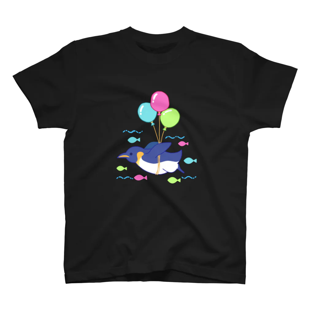 あやおの空飛ぶペンギンさん スタンダードTシャツ