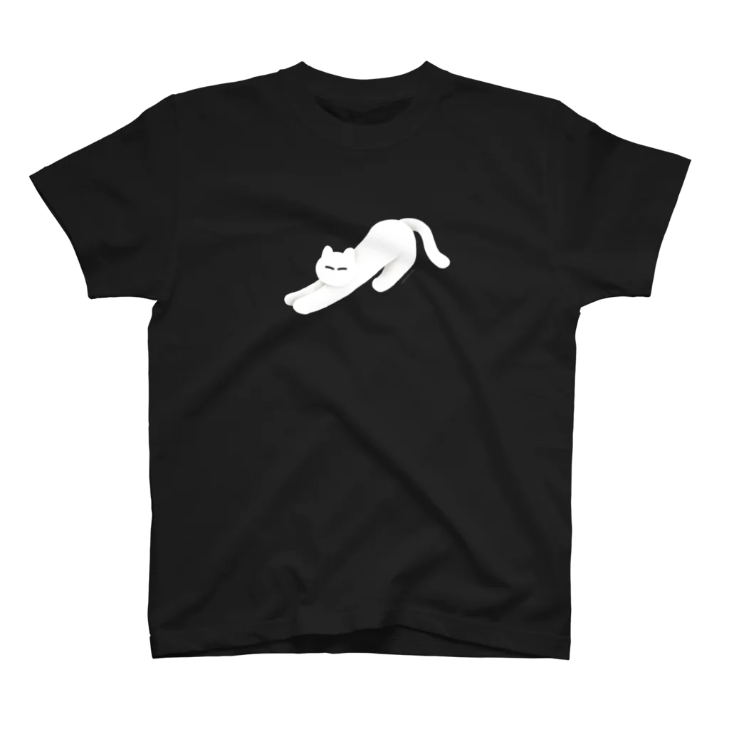 nananaののびる白ねこ Regular Fit T-Shirt