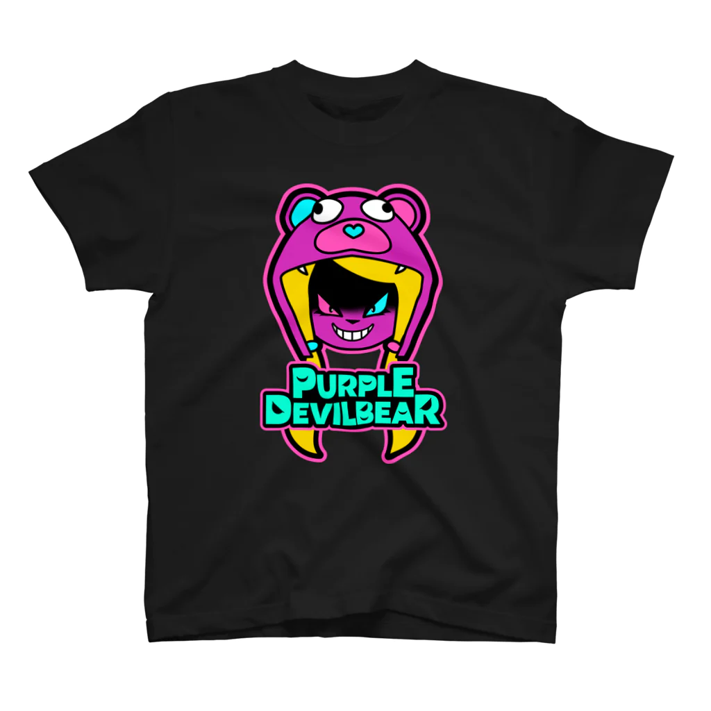 SPC SHOP!!!!!のPurpleDevilBear Regular Fit T-Shirt
